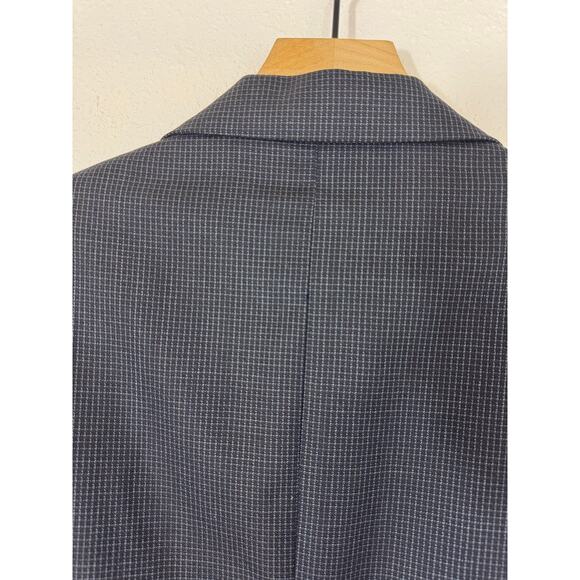 Jos. A. Bank Traveler’s Collection Tailored Fit Blazer 37R Navy Check - Picture 9 of 9
